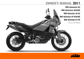 KTM 2011 990 Supermoto T USA Owner's Manual