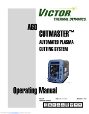 Thermal Dynamics cutmaster A60 Operating Manual