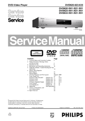 Philips DVD633 Service Manual