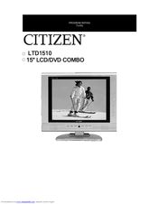 Citizen LTD1510 Instruction Manual