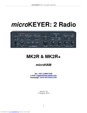 microHAM micro KEYER 2R+ Manual