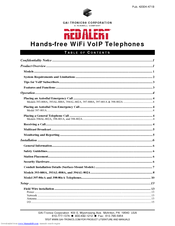 GAI-Tronics Red Alert 398-802A Manual