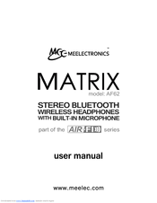 Meelectronics Air-Fi Matrix AF62 User Manual