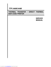 TSC TTP 246M Service Manual