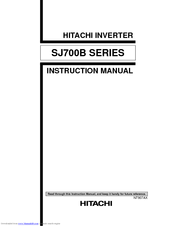 Hitachi SJ700B Series Instruction Manual