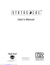 Lightwave Research Status Cue User Manual