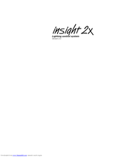 Etc Insight 2x User Manual
