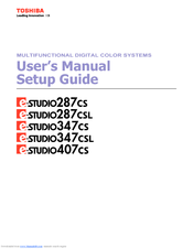 Toshiba e-studio247CSL User Manual