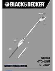 Black & Decker GTC800P Original Instructions Manual