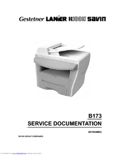 Ricoh B173 Service Documentation