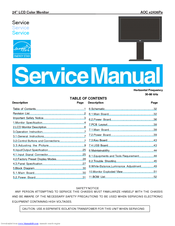 AOC e2436Pa Service Manual