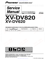 Pioneer XV-DV820 Service Manual