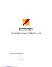 DuxTel Duxmaster Configuration Manual