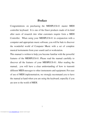 Miditech MIDIPLUS-61 User Manual