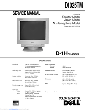 Dell D1025TM - UltraScan 1000HS - 17