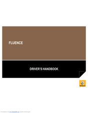 Renault FLUENCE Handbook
