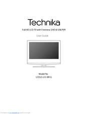 Technica LCD23-231-BG-G User Manual