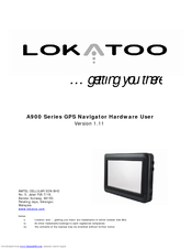 Lokatoo A900 Series Hardware User's Manual