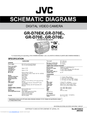 JVC GR-D70EX Schematic Diagrams
