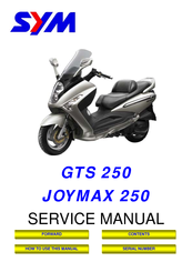 Sym GTS 250 Service Manual