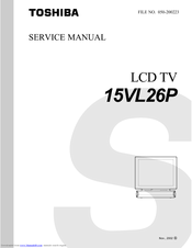 Toshiba 15VL26P Service Manual