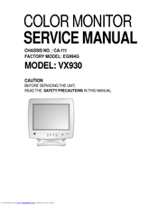 LG VX930 Service Manual