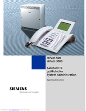 Siemens optiPoint 600 office Operating Instructions Manual
