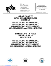 Star Manufacturing International STAR-MAX 8H-6048CBC Installation And Operating Instructions Manual