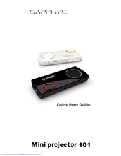 Sapphire Audio Mini projector 101 Quick Start Manual
