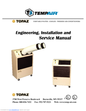 Topaz PWC1011 Installation And Service Manual
