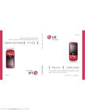 LG Force LG 370 User Manual