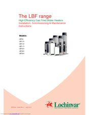 Lochinvar LBF221 Installation, Commissioning & Maintenance Instructions