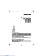 Panasonic KX-TGB213E Operating Instuctions