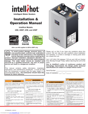 Intellihot i200P Installation & Operation Manual