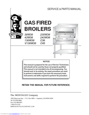 MONTAGUE C36 Service & Parts Manual