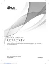 LG 72LM950Y-TA Owner's Manual