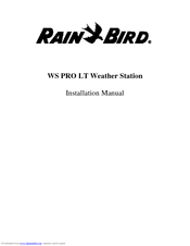 Rain Bird WS PRO LT Installation Manual