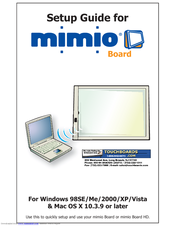 Mimio Board Setup Manual