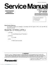 Panasonic Toughbook CF-M34126YN3 Service Manual