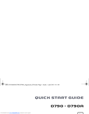 SAGEMCOM D790 Quick Start Manual