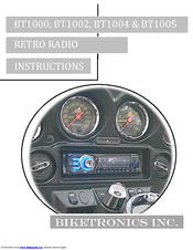 Biketronics BT1004 Instructions Manual
