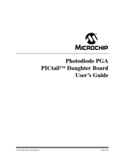 Microchip Technology Photodiode PGAPICtail User Manual