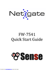 Netgate FW-7541 Quick Start Manual