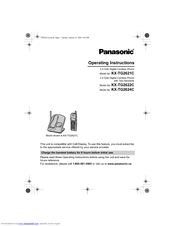 Panasonic KX-TG2622C Operating Instructions Manual