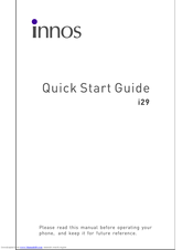 Innos i29 Quick Start Manual