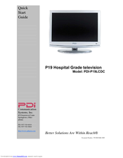 PDi P19 Quick Start Manual