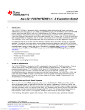 Texas Instruments AN-1521 POEPHYTEREV-E User Manual