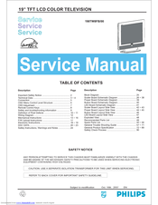 Sharp 190TW8FB Service Manual