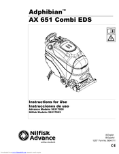 Nilfisk-Advance 56317000 Instructions For Use Manual