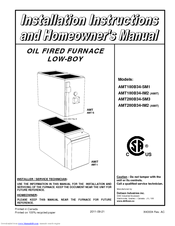 Dettson AMT100B34-IM2 Installation Instructions Manual